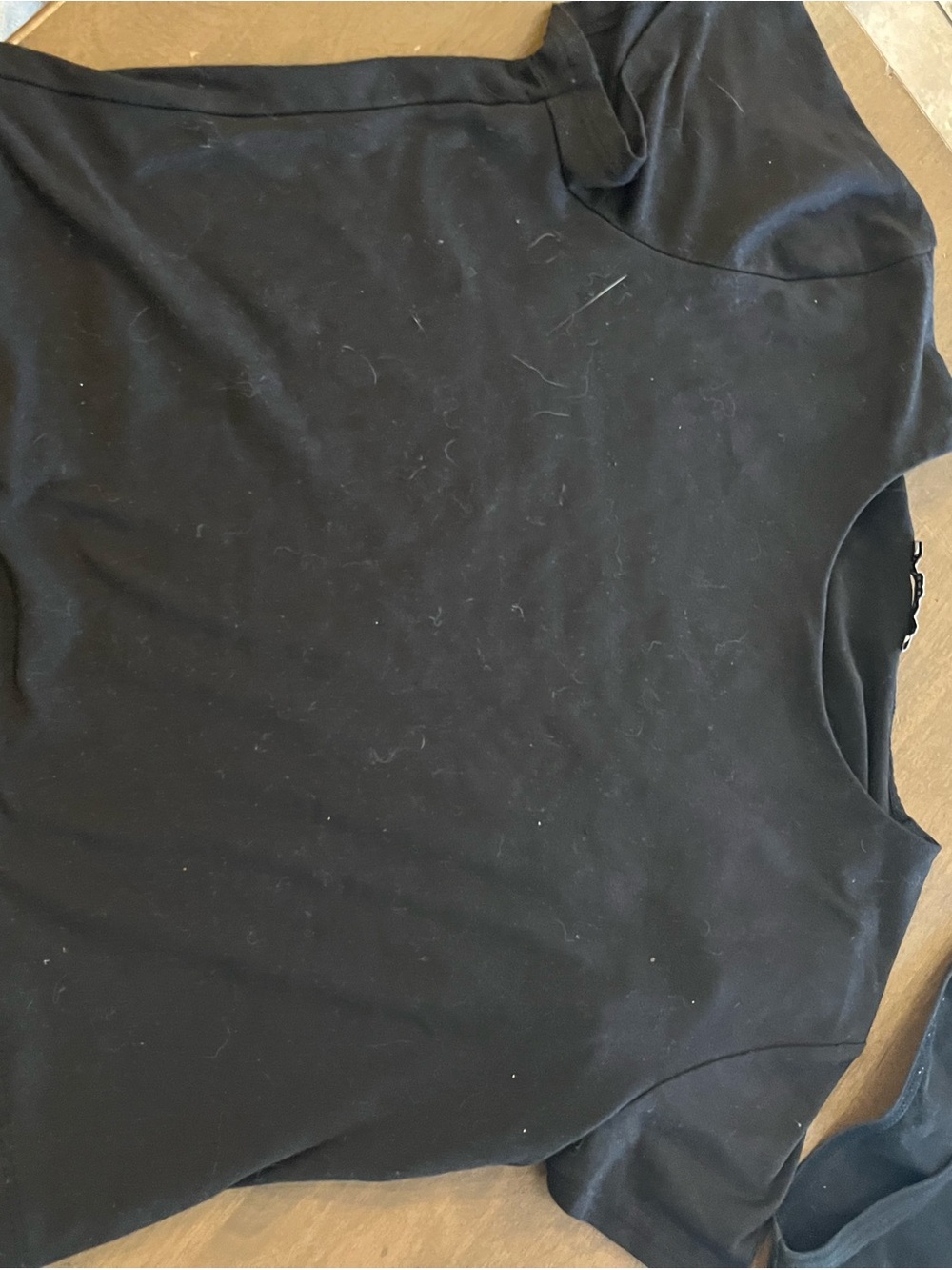Sincerely Jules Black Short-Sleeve Crewneck Tee